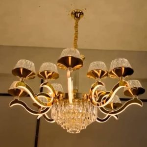 VHS Chandelier Gold Lighting CL60